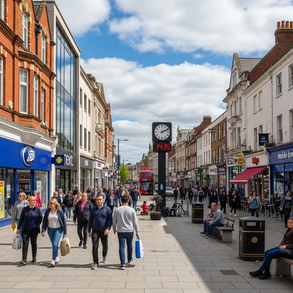 Luton Town Centre (LU1) UK