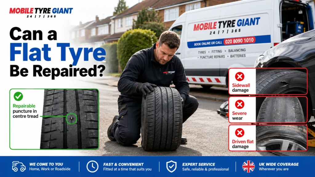 Can a Flat Tyre Be Repaired