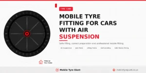 Mobile Tyre Fitting for Cars With Air Suspension