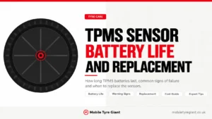 TPMS sensor battery life and replacement guide covering battery lifespan, warning signs, sensor replacement, costs and practical maintenance tips.